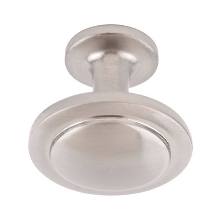 South Main Hardware 1-1/4 in. Satin Nickel Round Cabinet Knob 25PK SH3055-SN-25